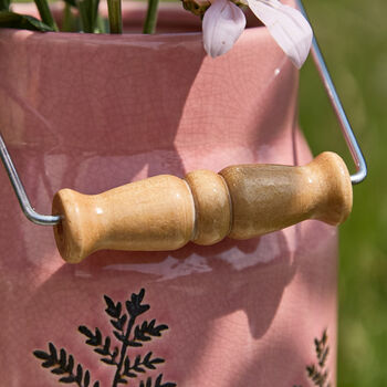 Kilnsey Fern Pink Milk Churn Vase, 4 of 8