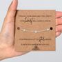 Baby Loss Gift With A Gold Plated Or Silver Plated Star Bracelet And Card, thumbnail 4 of 4