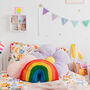 Handmade Rainbow Cushion For Child's Bedroom, thumbnail 3 of 4