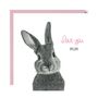 Love You Mum Mother's Day Bunny Card, thumbnail 2 of 6