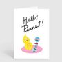Hello Peanut New Baby Congratulations Card, thumbnail 2 of 2