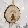Personalised 'My First Christmas' Wooden Decoration, thumbnail 1 of 2