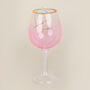 G Decor Rosé Wine Bottle And Glass Christmas Baubles, thumbnail 5 of 6