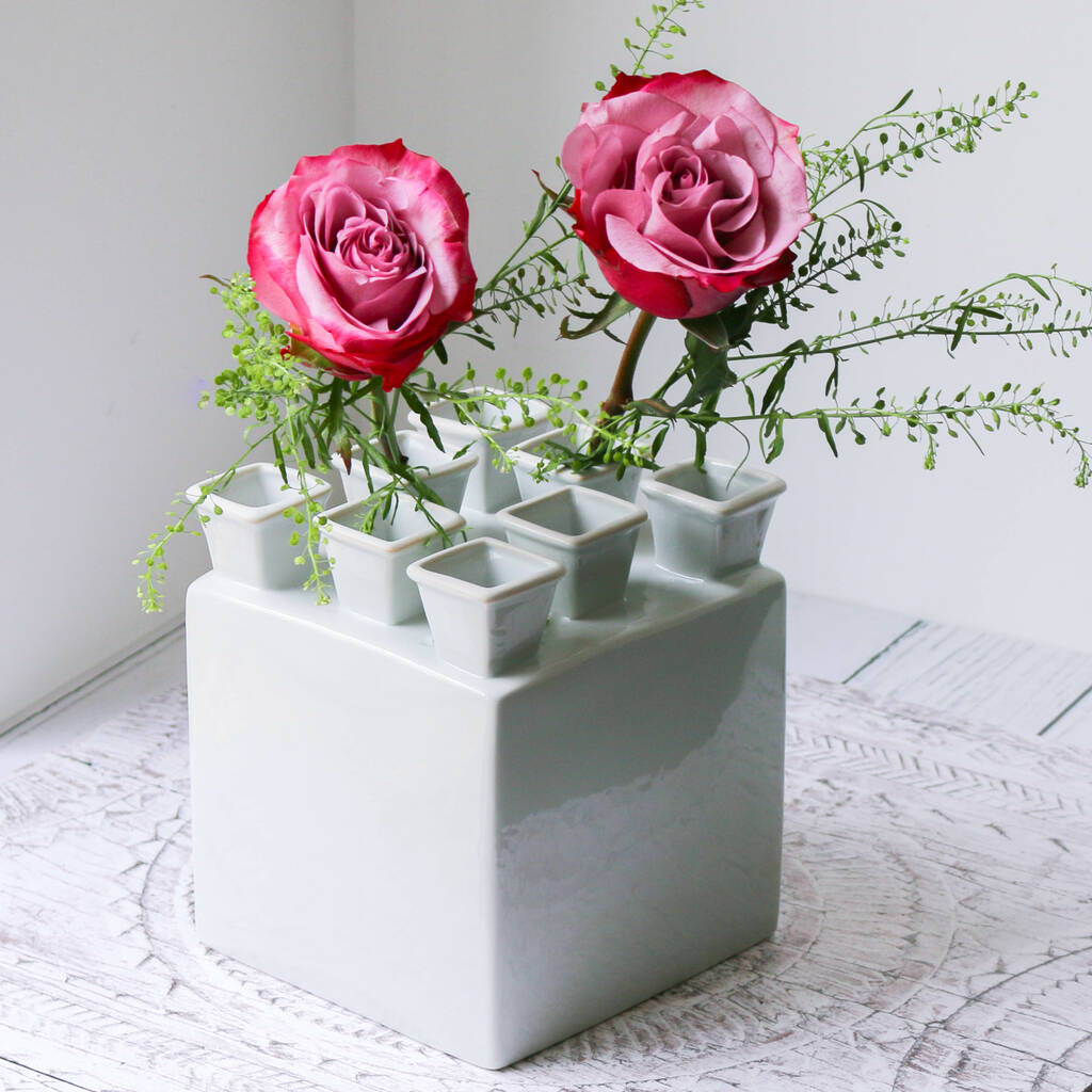 Square Dutch Tulip Vase By Bonnie and Bell