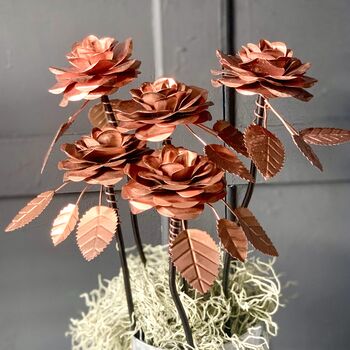 Copper Rose Bouquet Sets Ltzaf050, 5 of 12
