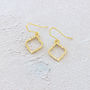 Moroccan Inspired Gold Plated Earrings, thumbnail 6 of 8