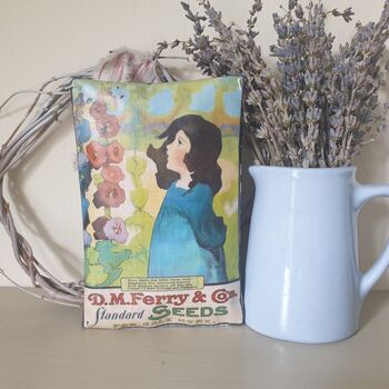 Handmade Lavender Sachet Flower Print Decoration, 5 of 6