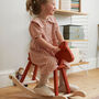 Personalised Wooden Rocking Horse Toy, thumbnail 2 of 7