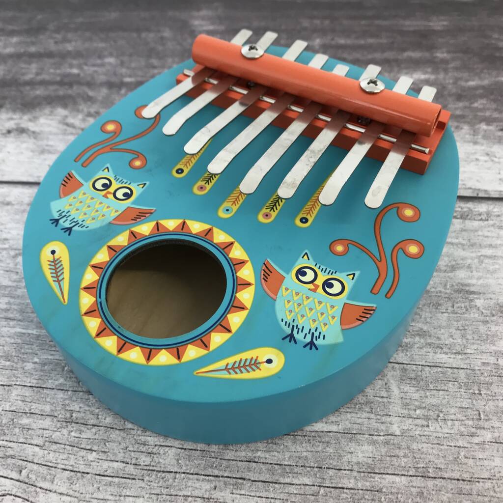 Child's Colourful Wooden Thumb Piano, 1 of 5