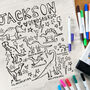 Personalised Colour It In Craft Sack, thumbnail 1 of 12