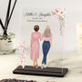 Personalised Mother And Daughter Floral Keepsake Plaque, thumbnail 1 of 6