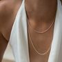 Sterling Silver Or Gold Plated Belcher Chain Necklace, thumbnail 1 of 8