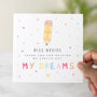 Personalised My Dreams Thank You Card, thumbnail 1 of 3