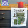 30 Years Of Gardening 30th Birthday Gift Tea Towel, thumbnail 1 of 5