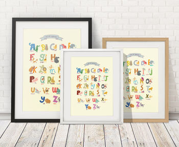 Personalised My First Alphabet Print, 4 of 6