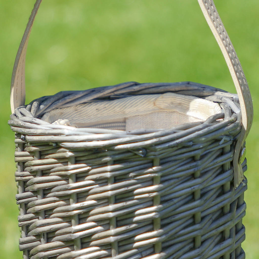 ashridge wicker wine cooler picnic basket by dibor