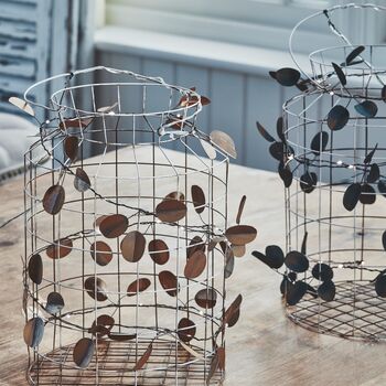 Gold Eucalyptus Fairy Lights, 9 of 10