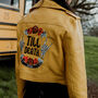 Mustard Yellow Till Death Custom Bride Jacket, thumbnail 1 of 8