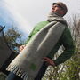 Customised Message Long Wool Scarf, thumbnail 2 of 11