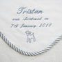 Personalised Embroidered Christening Blanket, thumbnail 1 of 3