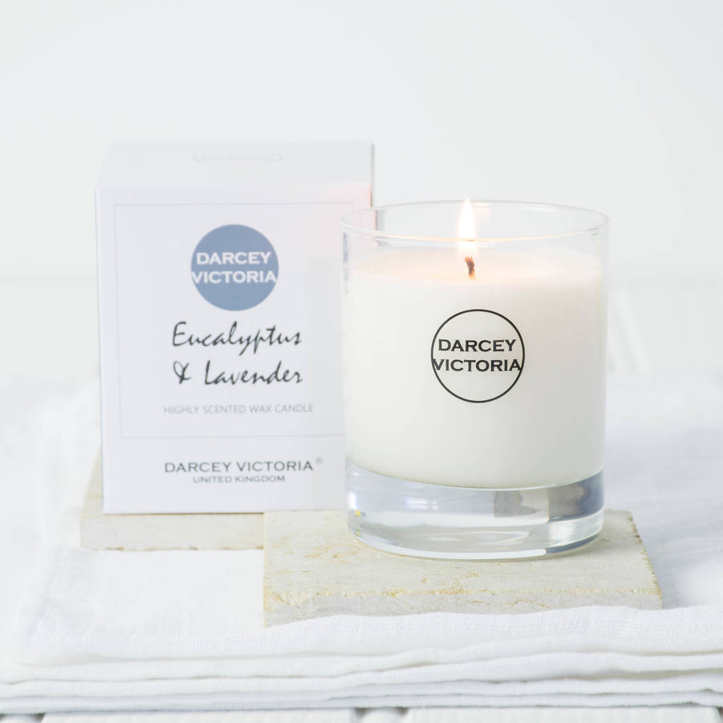 Eucalyptus And Lavender Home Candle By all things Brighton beautiful