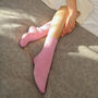 Plain Women's Bed Socks – Pink, thumbnail 4 of 4