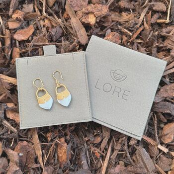 Spirit Of Harmony Earrings Gold, 3 of 9