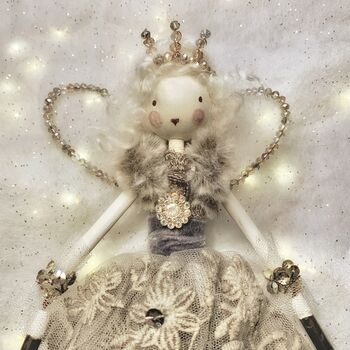 Personalised Vintage Style Christmas Fairy, 2 of 7