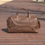 Genuine Leather Weekend Bag In Vintage Look, thumbnail 8 of 12