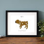 Personalised British Bulldog Print, thumbnail 1 of 2