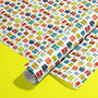 Christmas Present Wrapping Paper Roll Or Folded, thumbnail 2 of 3