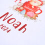 Personalised 'My 1st Christmas' T Shirt And Socks Set, thumbnail 3 of 5