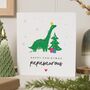 Personalised Merry Christmas Card For Dad Daddy Or Papa, thumbnail 1 of 7