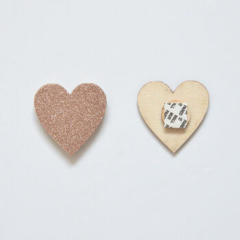 Two Pack Of Rose Gold Heart Wall Hooks, 3 of 3