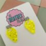 Christmas Lights Glitter Christmas Earrings / Festive Jewellery / Shimmering Multi Colour Dangles, thumbnail 2 of 12