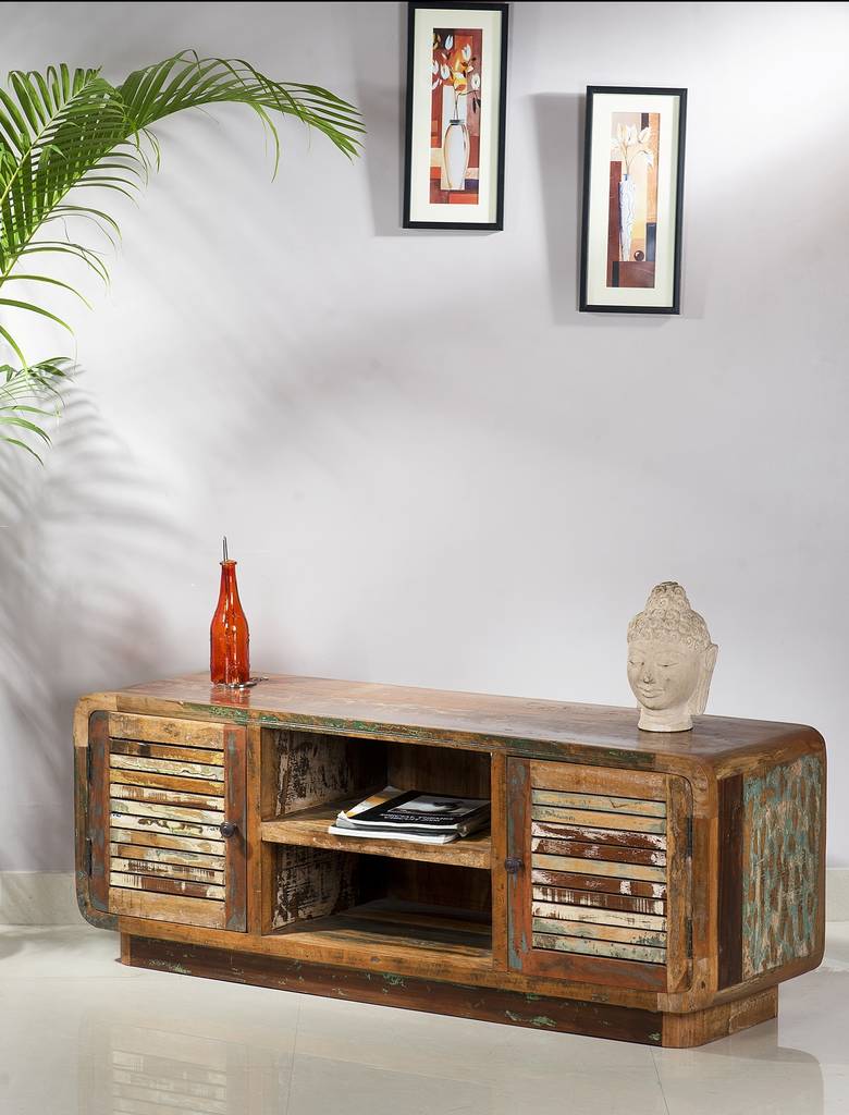 Lindi Reclaimed Wood Tv / Media Unit By Reason Season Time London