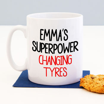 Design Your Own Superwoman Personalised Mug, 2 of 3
