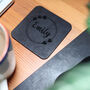 Personalised Name Leather Mouse Pad And Coaster Set, thumbnail 12 of 12