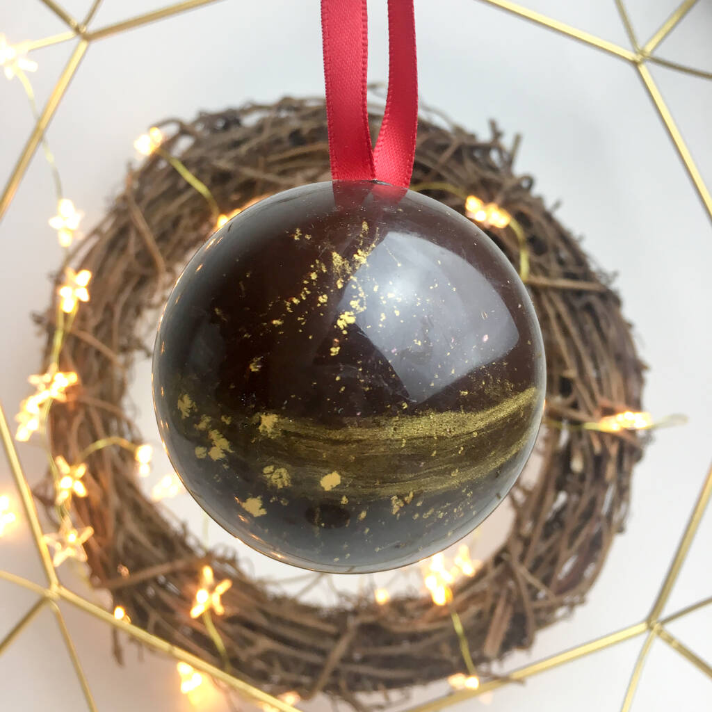 Chocolate Christmas Bauble By Josephine's Chocolate