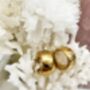 Fern Earrings In Gold 18k Gold Plated Waterproof, thumbnail 3 of 11