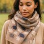 Cosy Hedgehog Pattern Scarf, thumbnail 1 of 5