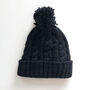 Fleece Lined Thick Cable Knit Bobble Hat, thumbnail 6 of 6