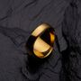 Engravable Gold Black Onyx Signet Ring, thumbnail 7 of 12