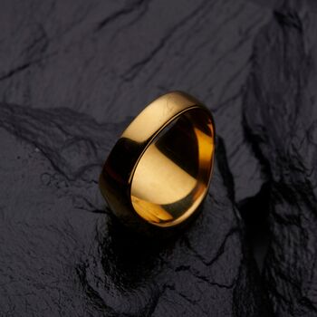 Engravable Gold Black Onyx Signet Ring, 7 of 12