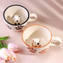 G Decor Handmade And Hand Painted Paw Print Doggy Mug Collection, thumbnail 1 of 4