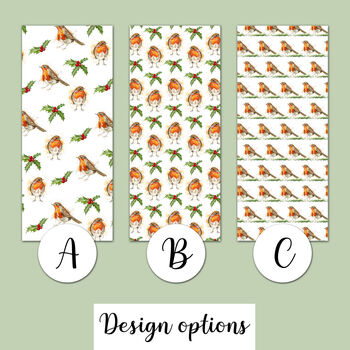Robin Christmas Wrapping Paper, Gift Wrap, 5 of 10