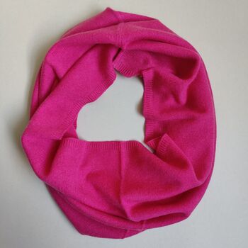 Personalised Pure Cashmere Kids Snood Infinity Snood, 9 of 12