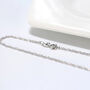 Sterling Silver Singapore Twisted Curb Chain Necklace, thumbnail 4 of 9
