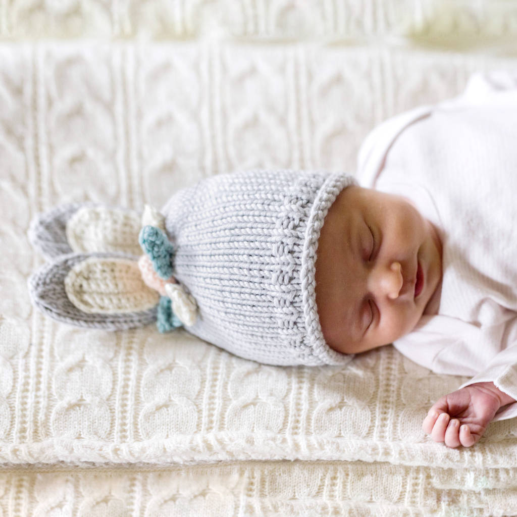 Make Your Own Baby Bunny Woodlands Hat Kit By Stitch & Story