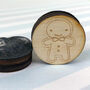 Cookie Cute Gingerbread Man Polymer Stamp Set, thumbnail 2 of 7
